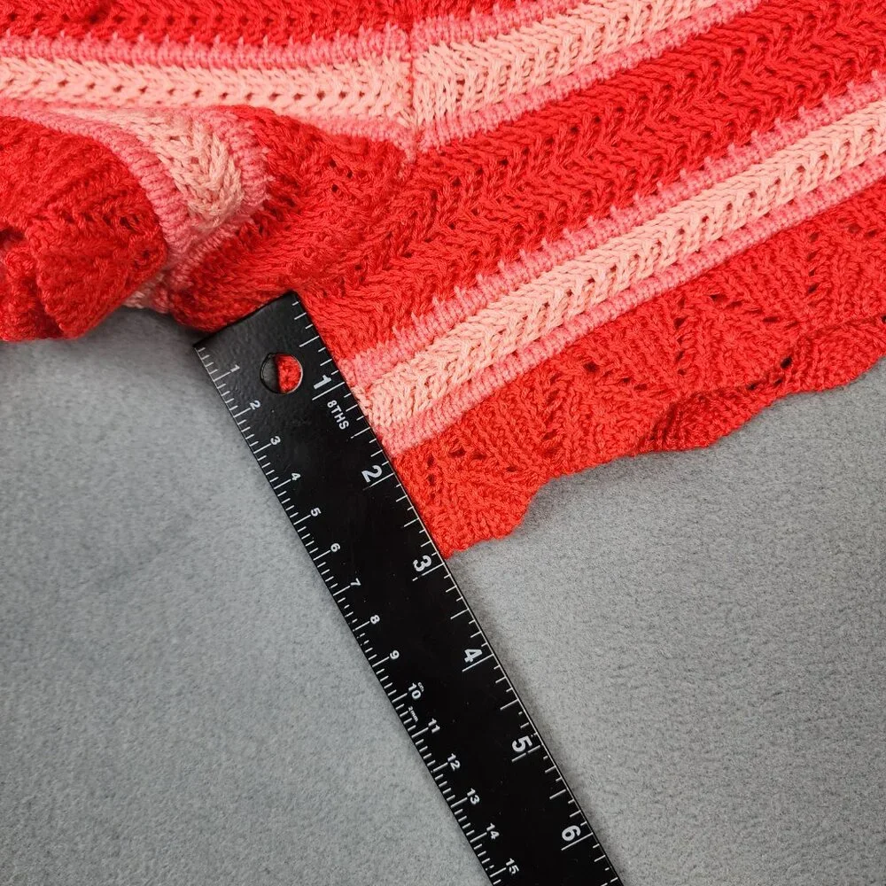 Madden NYC Crochet Shorts Women's Size Medium 7-9 Poppy Red Beach NWT - Picture 9 of 10